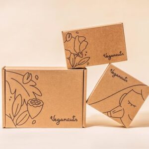 Eco-Friendly Corrugated Cardboard Packaging Box with Minimalist Design