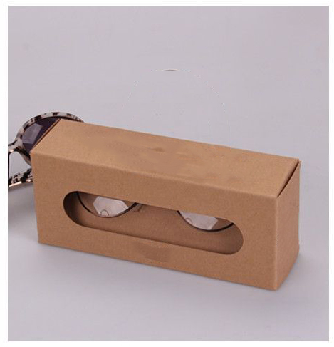 Eco-Friendly Recyclable Sunglasses Packaging Box with Display Window